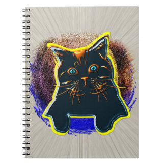 Nya Neon Cat T-Shirt Gel Mouse Pad Tapestry Anteckningsbok
