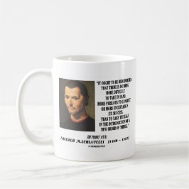 Nya Niccolo Machiavelli beställer av Kaffemugg