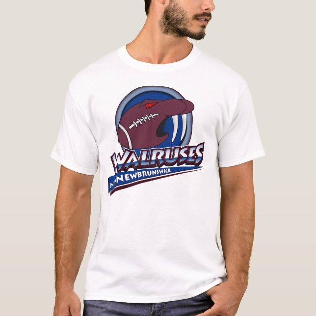 Nya nya Walruses Tee Shirt (Framsida)