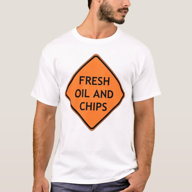 Nya olja & chiper t-shirt (Framsida)