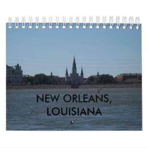 NYA ORLEANER, LOUISIANA KALENDER