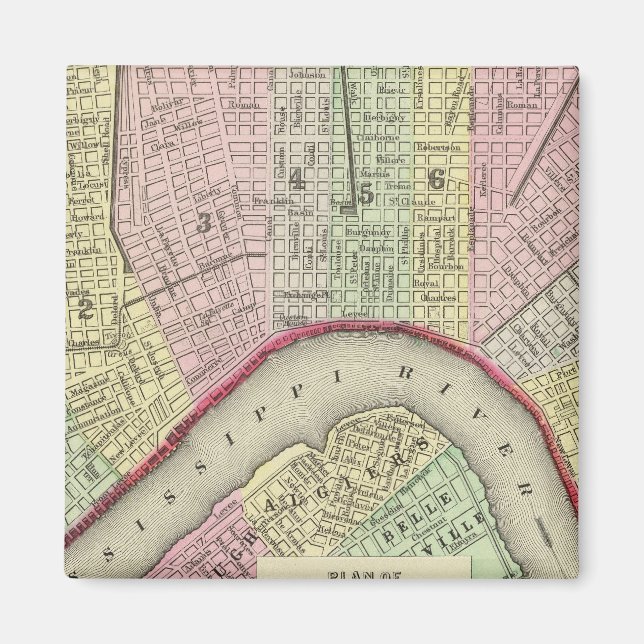 Nya Orleans 4 Magnet (Framsidan)