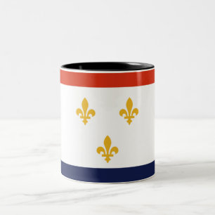 Nya Orleans flagga Två-Tonad Mugg