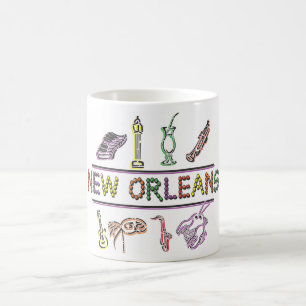 Nya Orleans Kaffemugg