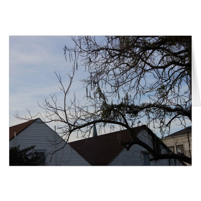 Nya Orleans-livsstil Hälsningskort (Framsidan Horizontal)