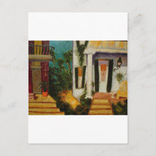 Nya Orleans Porches Vykort