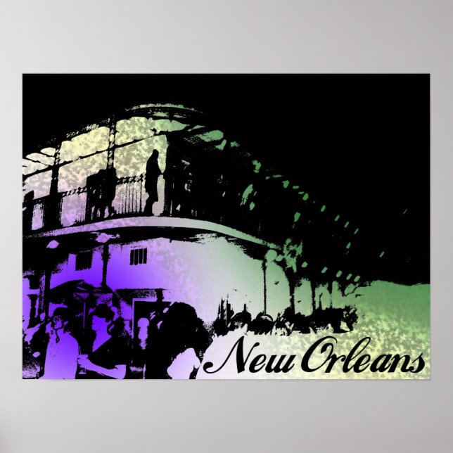 Nya Orleans Poster (Framsidan)