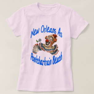 Nya orleans som Pontchartågbuss Tee Shirt