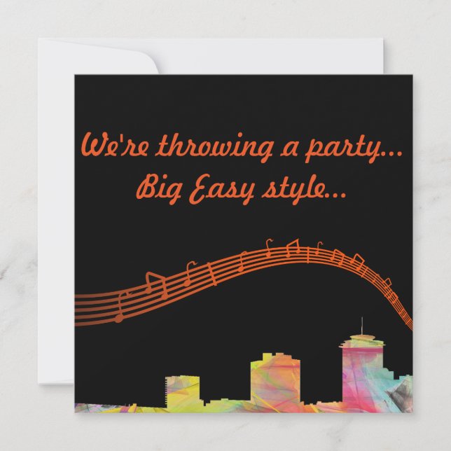 NYA ORLEN, LOUISIANA SKYLINE WB1 - SPARA DATUMET (Framsida)