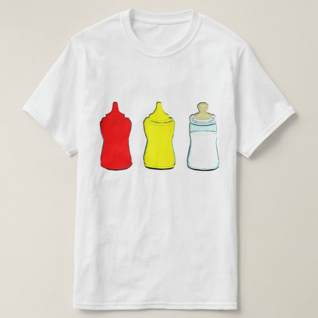 Nya pappas skjortor t-shirt (Design framsida)