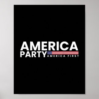 Nya politiska Party Amerika Party 25 Manar Kvinnor Poster