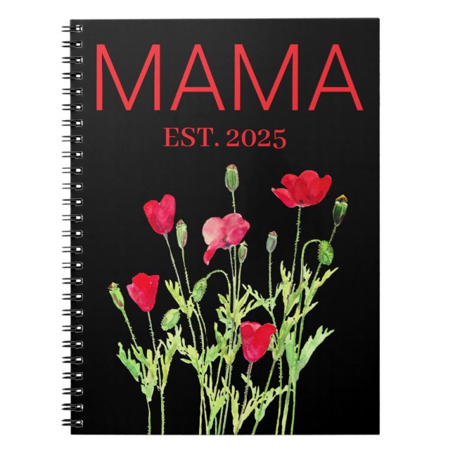Nya röda MAMMOR Anteckningsbok (Framsidan)