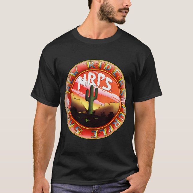 Nya ryttare av de lila sages t shirt (Framsida)