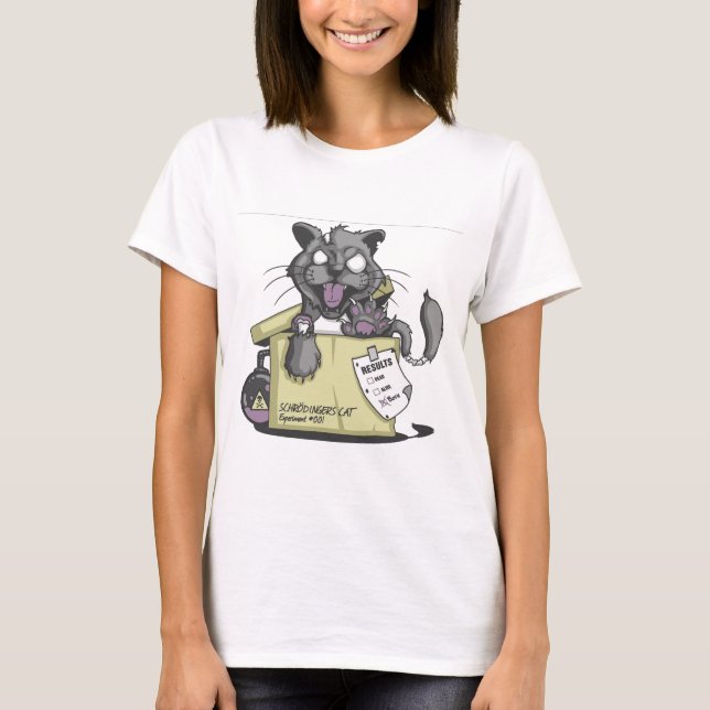 Nya Schrodingers katt - T-shirt (Framsida)