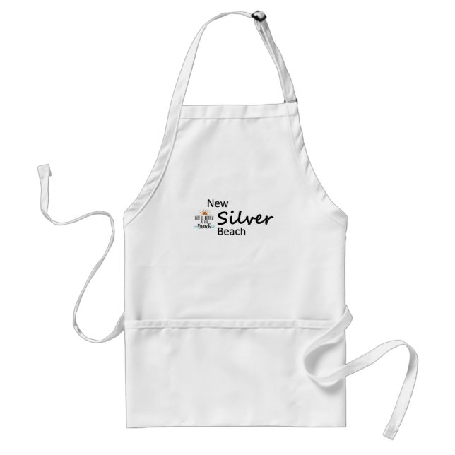 Nya Silver Beach Apron Förkläde (Framsidan)