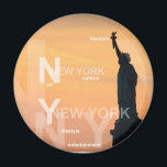 nya städer på frihetsgudinnan usa magnet<br><div class="desc">New York City Ny Nyc Frihetsgudinnan USA</div>
