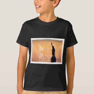 nya städer på frihetsgudinnan usa tee