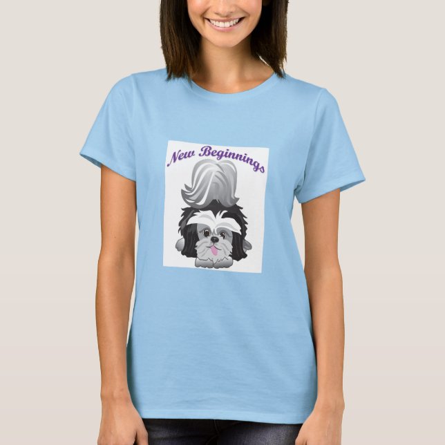 Nya start-Lycklig 1 T Shirt (Framsida)