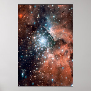 Nya stjärnor i NGC 3603 20 x 30 (20 x 30) Poster