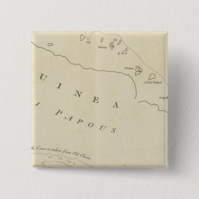 Nya Storbritanniens upptäckter Knapp (Framsida)