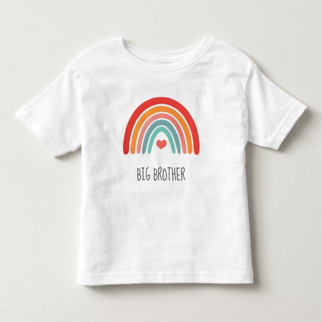 Nya storebror Rainbow matchningsutrustning T Shirt (Framsida)