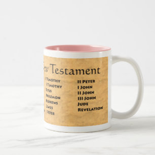 Nya testamentets skrifter Två-Tonad mugg
