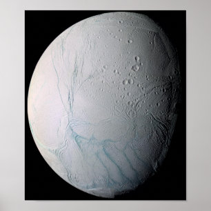 Nya tigerrandar på Enceladus Poster