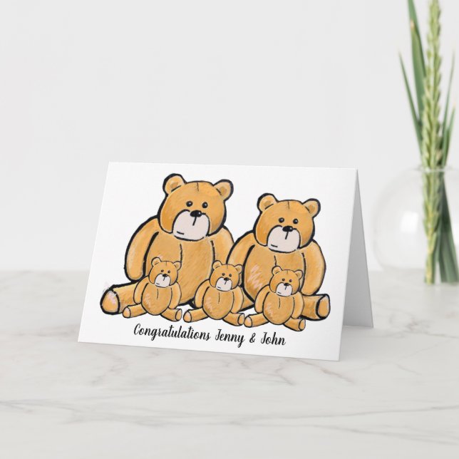 Nya trippar, baby björn kort (Framsida)
