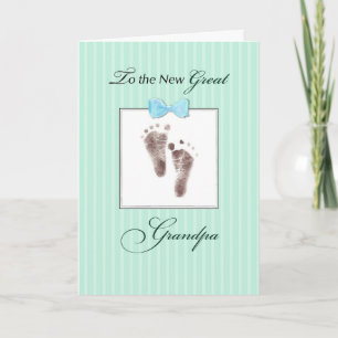 Nya Underbara farfar av Underbar morson Grönt Foot Kort