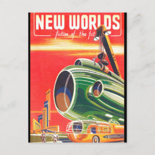 Nya världar 1950_Pulp Art Vykort
