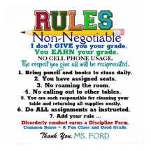 Nya versionen av skollärarens Poster