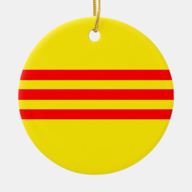 (Nya) Vietnam, Julgransprydnad Keramik (Framsidan)