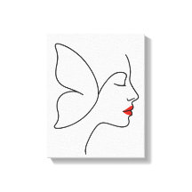 Nya Vingar - Gömt Porträtt för fjärilshärdning