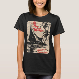 Nya Waikiki Tiki Bar Hawaiiansk Stil Retro 50-tals T Shirt