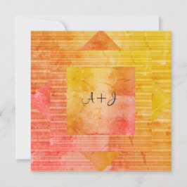 NYA WEDING-INVIKTER FÖR ORANGE AV RUSTISK GULT INBJUDNINGAR