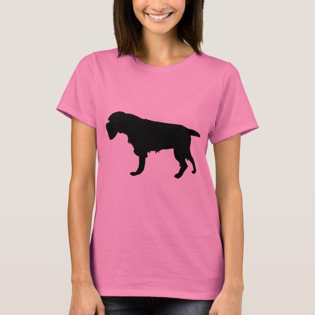Nya Wirehaired peka Griffon utrustar Tee Shirt (Framsida)