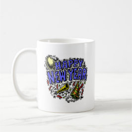 Nya Year' s-party Time Kaffemugg