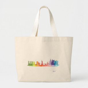 NYA YORK CITY skyline NYC USA Jumbo Tygkasse