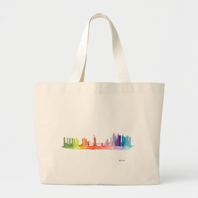 NYA YORK CITY skyline NYC USA Jumbo Tygkasse (Framsidan)