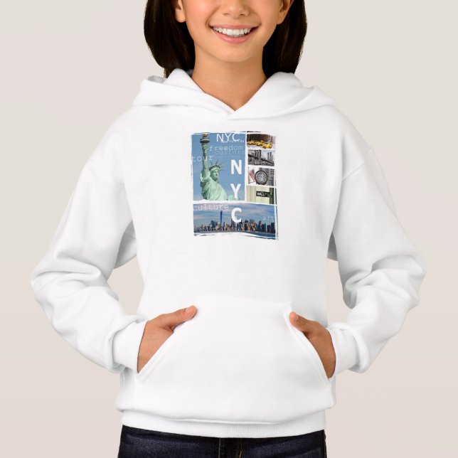 Nya york nyc usa america-frihetsstatyn tee (Framsida)