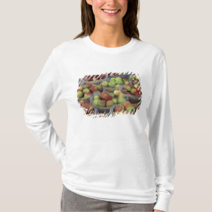 Nya York State Macintosh-äpplen i korgar T-shirt