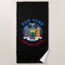 NYA YORK STATLIG FLAGGA BEACH TOWEL
