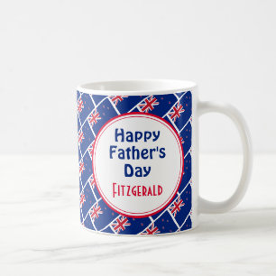 NYA ZEALAND Fars dag Anpassningsbar Scripture Kaffemugg