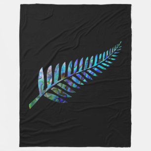 NYA ZEALAND FERN ENMPLE PAUA FLEECEFILT