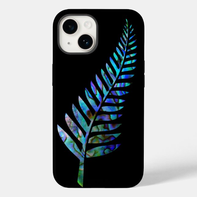 NYA ZEALAND FERN PAUA Fodral-Mate iphone case (Baksida)