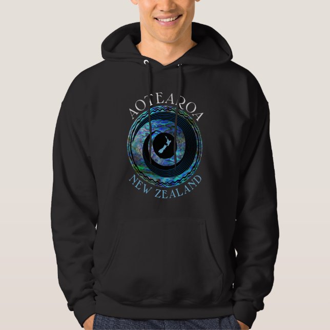 NYA ZEALAND KARTA KORU PAUA HOODIE (Framsida)