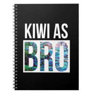 NYA ZEALAND KIWI ENMPLE PAUA ANTECKNINGSBOK