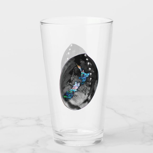 NYA ZEALAND KIWI KARTA PAUA GLASKOPP (Baksida)