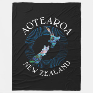 NYA ZEALAND PAUA KARTA RINGAR FLEECEFILT