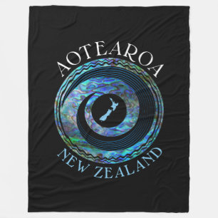 NYA ZEALAND PAUA KORU RINGAR FLEECEFILT